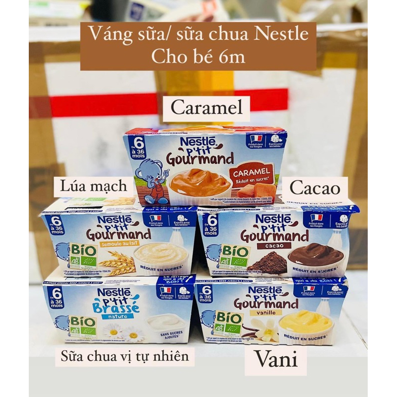 váng sữa Nestle cho bé 6m