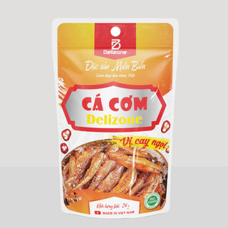 Cá Cơm Delizone Vị cay ngọt gói 24G, đồ ăn vặt ngon, phù hợp với mọi lứa tuổi.
