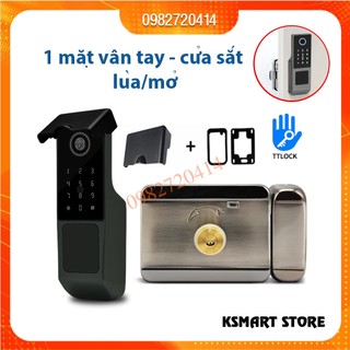 Khóa vân tay 1 mặt chống nước quản lý qua app ttlock