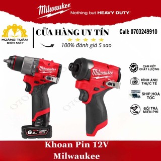 Combo máy khoan vít milwaukee 3497-22 - 3453 -3404-hoàng tuấn điện máy