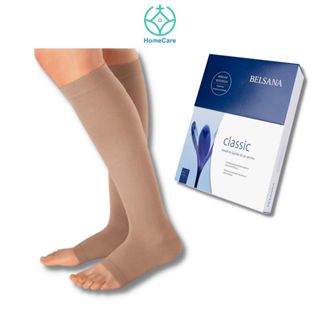 Tất vớ gối y khoa Belsana Classic AD sản xuất tại Đức phòng ngừa suy giãn tĩnh mạch đeo thoáng khí
