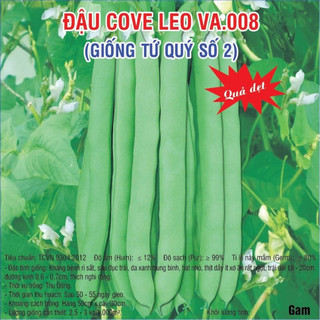 Hạt giống Đậu Cove Leo Trắng (VA.008) 20 gam, 50 gam