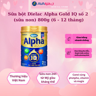 Sữa bột dielac alpha gold iq số 2 800g