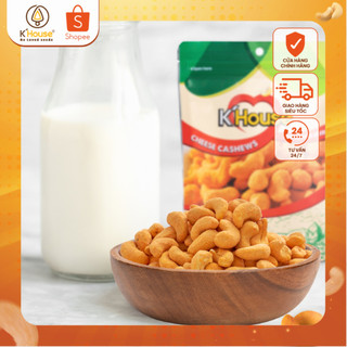 Hạt Điều Phô Mai K'House [Túi Zipper 40g & 200g] - HÀNG LOẠI 1 ngon miệng, vị mật ong truyền thống, chay mặn đều dùng.