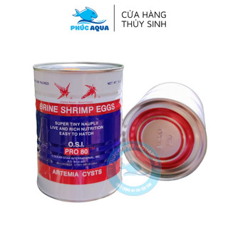 [10-25-50g] Trứng Artemia Xanh Đỏ Mỹ OSI Đáy Đỏ Pro 80 - Hàng Chính Hãng Chất Lượng Quốc Tế
