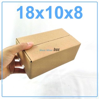 Hộp carton gói hàng 18x10x8cm ,hộp giấy đóng hàng  - NamNhat Box