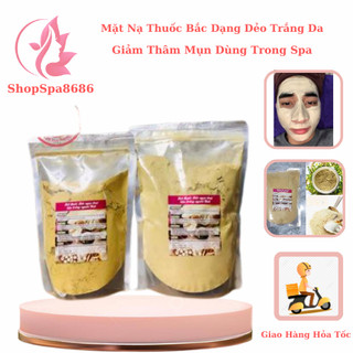Bột mặt nạ thuốc bắc dạng dẻo dùng đắp mặt nạ trắng da giảm thâm mụn gói 1kg.