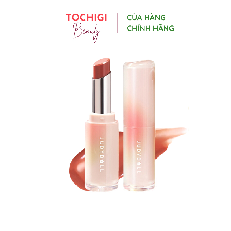 Son dưỡng có màu Judydoll Watery Glow Lipstick Dưỡng ẩm Mềm môi Sáng da 3g