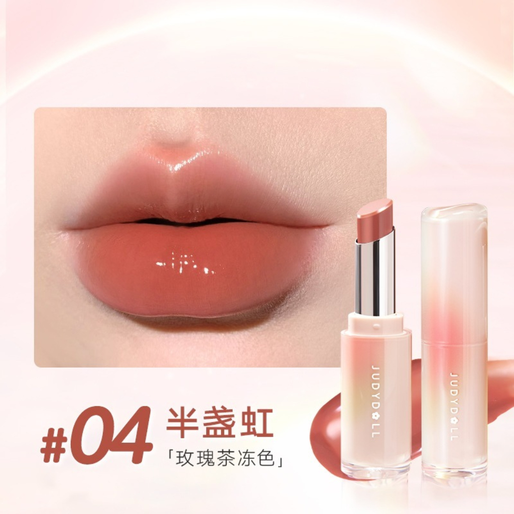 Son dưỡng có màu Judydoll Watery Glow Lipstick Dưỡng ẩm Mềm môi Sáng da 3g