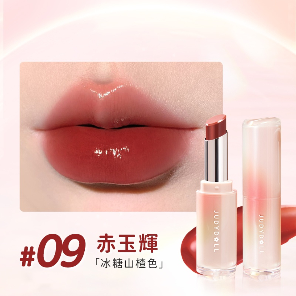 Son dưỡng có màu Judydoll Watery Glow Lipstick Dưỡng ẩm Mềm môi Sáng da 3g