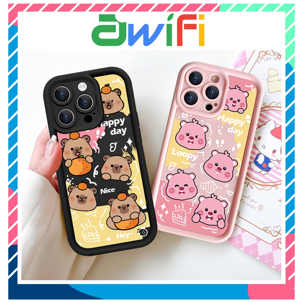Ốp lưng iphone camera viền cao happy day 6s/6plus/7/8/plus/x/xs/11/12/13/14/15/pro/max/plus/promax -