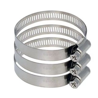 Đai xiết inox sus 201 hay còn gọi là quai nhê inox sus201 đường kính từ 6mm đến 114mm