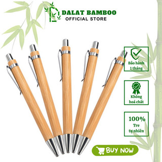 Bút bi tre dalat bamboo, bút bi thay lõi cao cấp