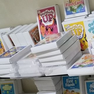 Flashcard - Everybody Up (New) 1,2,3,4,5 (khổ A5, in 2 mặt, ép plastic)
