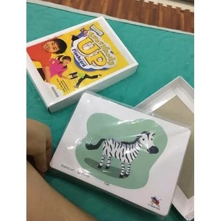 Flashcard - Everybody Up (New) 1,2,3,4,5 (khổ A5, in 2 mặt, ép plastic)