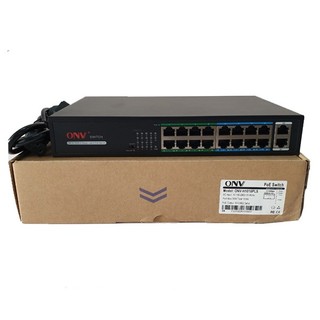 Switch Poe 16 Port Onv H1016PLS + 2 Uplink