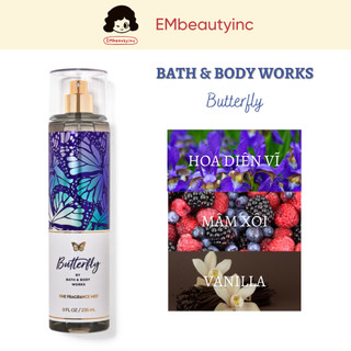 Xịt Thơm Toàn Thân Bath & Body Works - Butterfly