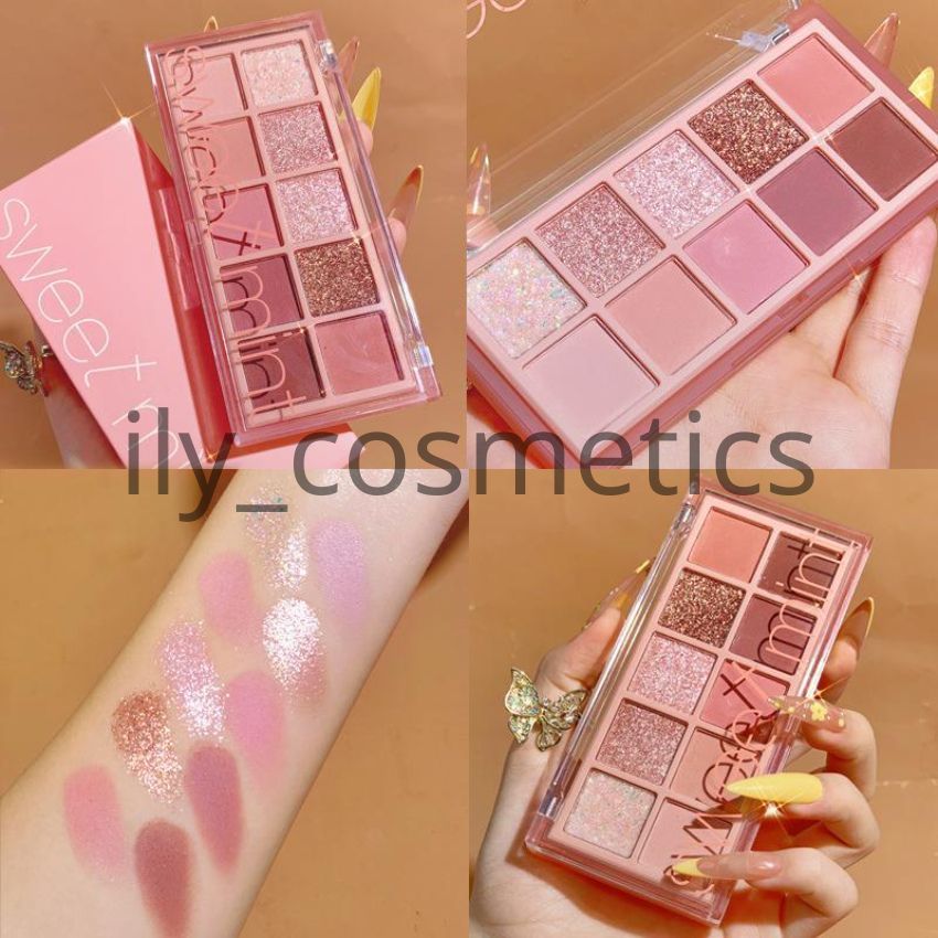 Phấn mắt 10 ô makeup mắt đẹp bảng mắt nhiều màu trang điểm nhiều phong cách bảng phấn mắt nội địa trung ILY | BigBuy360 - bigbuy360.vn