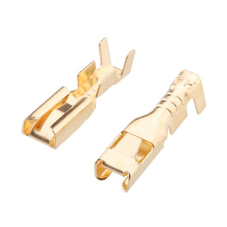Đầu cos cái 2.8 đồng mạ - túi 100 chiếc - dj621-e2.8a