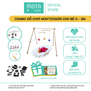 Trọn bộ 7 món đồ chơi cho bé 0-3 tháng phát triển theo Montessori - Hàng chính hãng