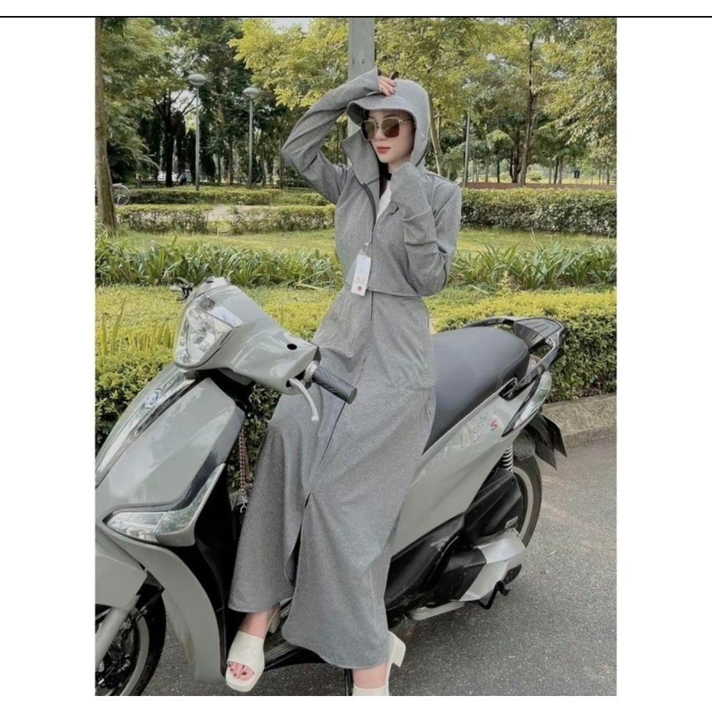 [ Cotton Cao Cấp ] Áo Chống Nắng Toàn Thân Croptop Cao Cấp Vải Umi Cotton Siêu Mịn Co Dãn 4 Chiều Dày Dặn chống tia uv