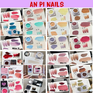 Sơn nén đặc dặm ombre cực mịn An Pi Nails