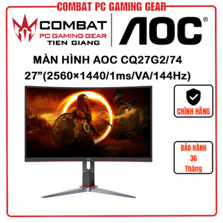 Màn hình cong aoc cq27g2 hàng chính hãng