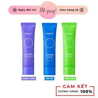 Kem Chống Nắng Beplain Sunmuse Mineral/Tone up/Moisture Sunscreen SPF50 50ml chống nắng kiềm dầu, dưỡng ẩm, nâng tone da