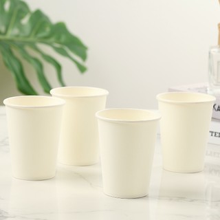 Set 50 cốc ly giấy trắng 6oz sử dụng 1 lần