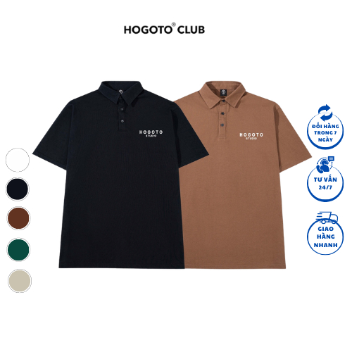 Áo POLO HOGOTO STUDIO 2 - shop Hogotoclub , nam nữ unisex 100% cotton cao cấp