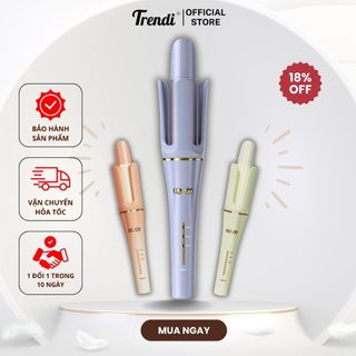 Máy Uốn Tóc Tự Động 2 Chiều 32mm TRENDI LC102 3 Mức Chỉnh Nhiệt Làm Tóc Tự Động Cầm Tay Nhỏ Gọn Chống Bỏng Mặt Tay