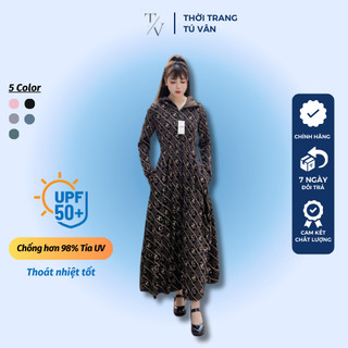 Áo choàng umi chống nắng cao cấp Tú Vân, áo chống nắng nữ toàn thân chống tia UV M45