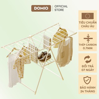 Giá phơi quần áo gấp gọn DOMIO A021 kệ phơi quần áo thông minh