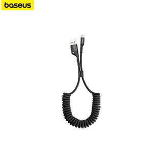 Cáp sạc lò xo Baseus Fish Eye Spring Data dây xoắn đàn hồi, chân Lingning