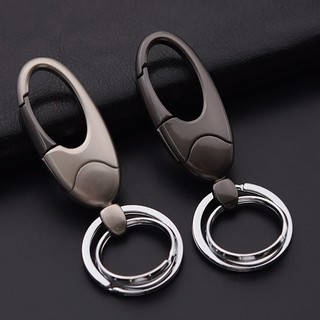 Móc khoá ô tô xe máy cao cấp không gỉ, móc khoá thép inox treo đỉa cạp quần - móc khoá xe hơi
