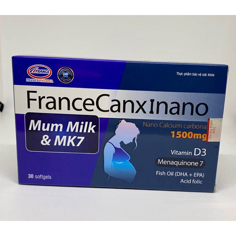 FRANCE CANXI NANO MUMMILK MK7 – Viên uống bổ sung canxi