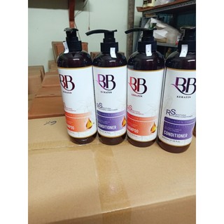 Dầu gội xả bb keratin 800ml phục hồi tóc hư tổn thơm lâu