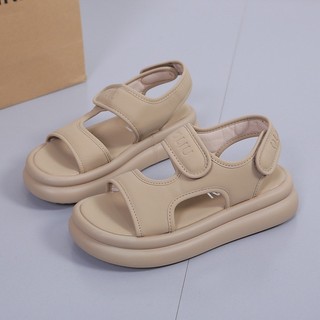 (FULLBOX) Sandal nữ quai dán da mềm QCCC CHAO xinh xắn