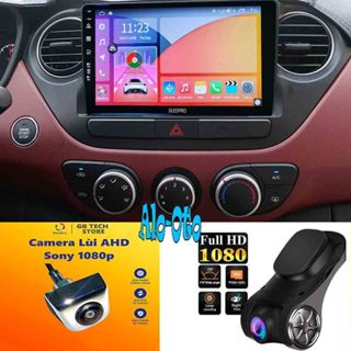  Màn hình Grand I10 2013-2021 oled pro chip 8 nhân,cắm sim 4G,wifi,RAM 2GB,ROM 32GB. Kèm camera lùi camera hành trình 