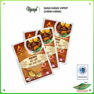 Combo 3 Gói Gia Vị Xốt Thịt Kho Tàu Vipep 82g - Gia vị Vipep