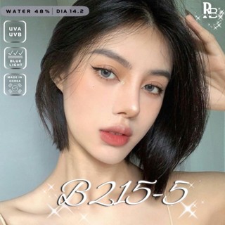 Kính Áp Tròng RUBYEYES Màu Xám B215-5 Full 0-5 Độ, Lens Màu Xám Tặng Khay Gương BST BEARLENS
