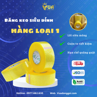 Băng Dính loại 500g/cuộn, Băng Keo Siêu Díng, Lõi Mỏng, Bản Rộng 4,8 cm, Đủ Màu Sắc