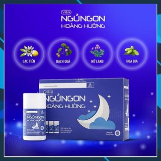 Ngủ ngon Hoàng Hường – cải thiện giấc ngủ, loại viên uống ngủ ngon giảm mất ngủ, hỗ trợ thần kinh, giúp ngủ sâu giấc