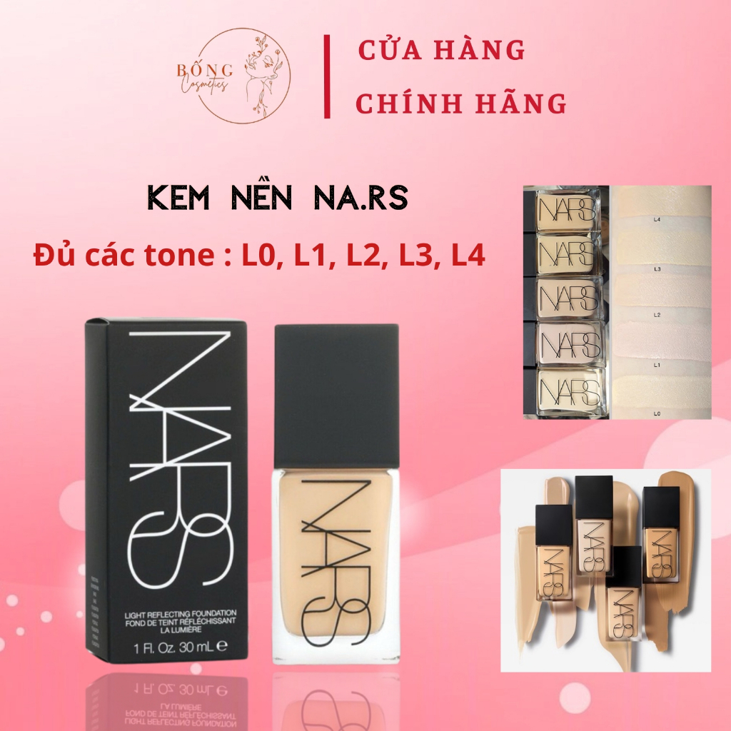 Kem nền NARS Light Reflecting Foundation 30ml,Date mới nhất, Bống cosmestics