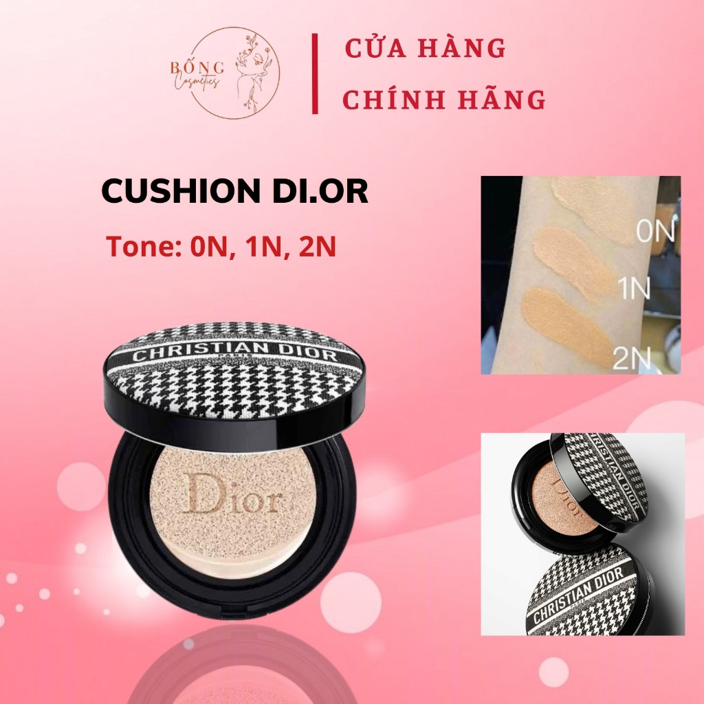 Cushion Dior Beauty Limited Edition New Look Dior Forever Couture Perfect SPF35 Tone 0N, 1N,,2N 14g, Bống cosmestics