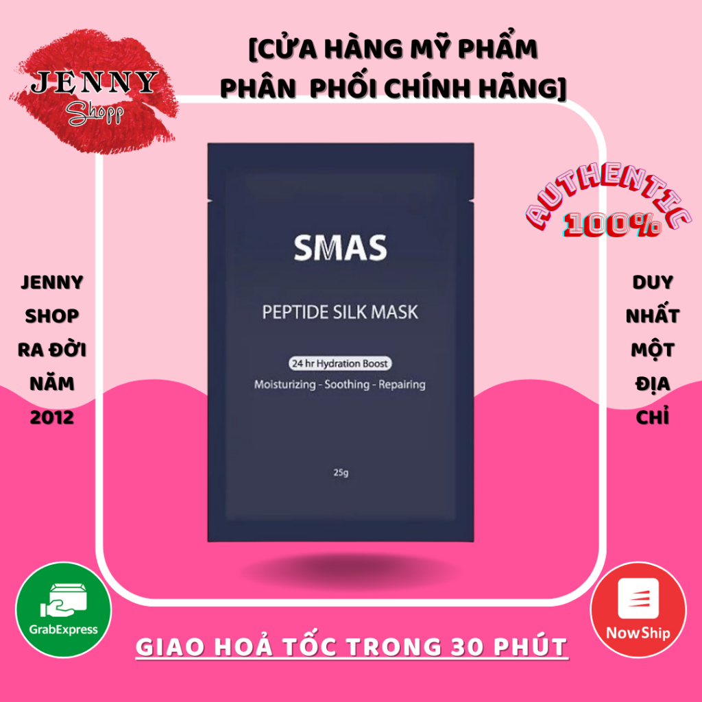 Mặt Nạ Smas Peptide Silk Mask