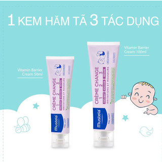 Kem Chống Hăm Tã Cho Em Bé Mustela VITAMIN BARRIER CREAM
