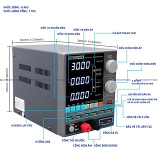 Máy Cấp Nguồn SUGON 3010PM – 310W | 30V – 10A