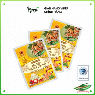Combo 3 Gói Gia Vị Xốt Trộn Ngó Sen Tôm Thịt Vipep 82g - Gia vị Vipep