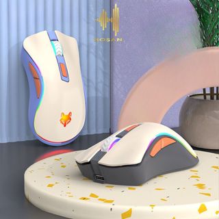 Chuột chơi game không dây HOSAN XUNFOX XYH52 kết nối bluetooth kết hợp đèn led 7 màu đẹp mắt